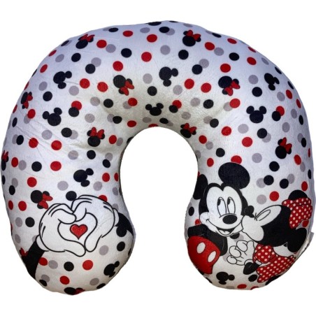 Coussin de Nuque Minnie And Mickey Repose Tête Cou U Oreiller de Voyage