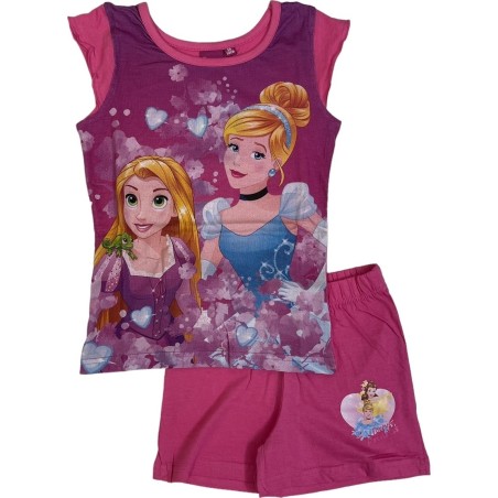 Ensemble pyjama Tee-shirt manches courtes et short Princesse Disney