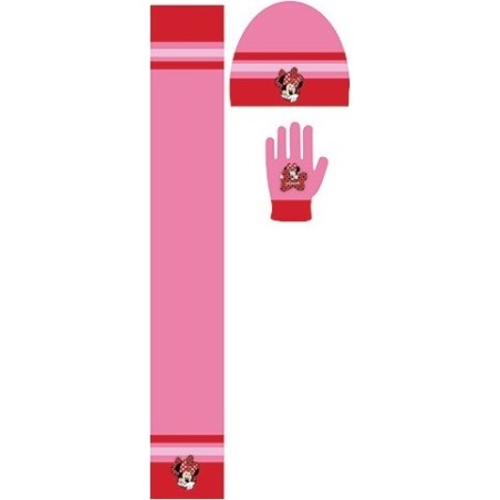 Minnie Scarf Hat Gloves Set