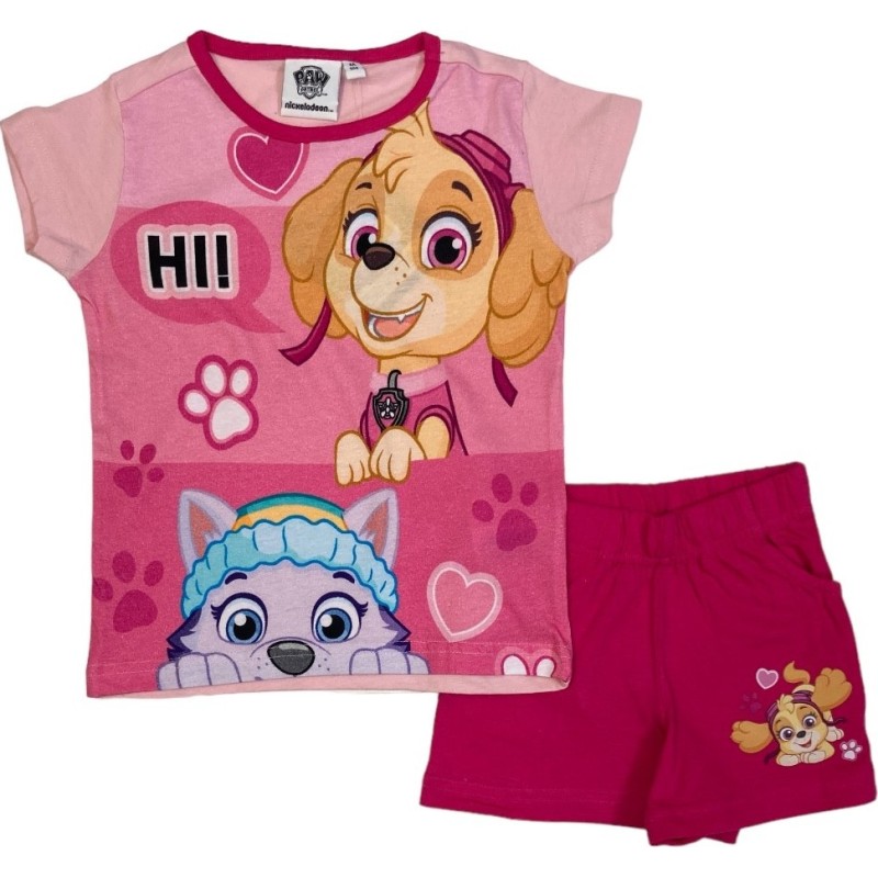 Ensemble T-Shirt avec Short Paw Patrol Ensemble T-Shirt avec Short Paw Patrol