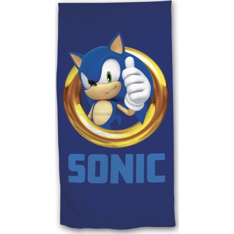 Serviette de plage ou Drap de bain Sonic en coton Serviette de plage ou Drap de bain Sonic en coton