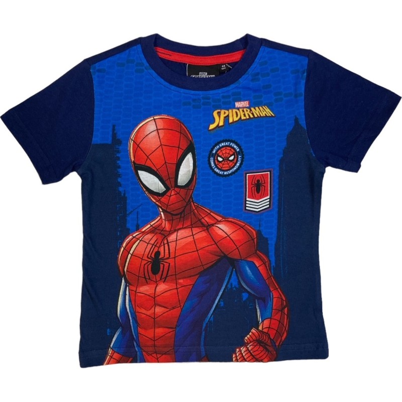Spiderman Marvel Kurzarm-Tee-Shirt für Erwachsene Spiderman Marvel Kurzarm-Tee-Shirt für Erwachsene