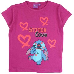 Tee-shirt Manches Courtes Stitch Disney