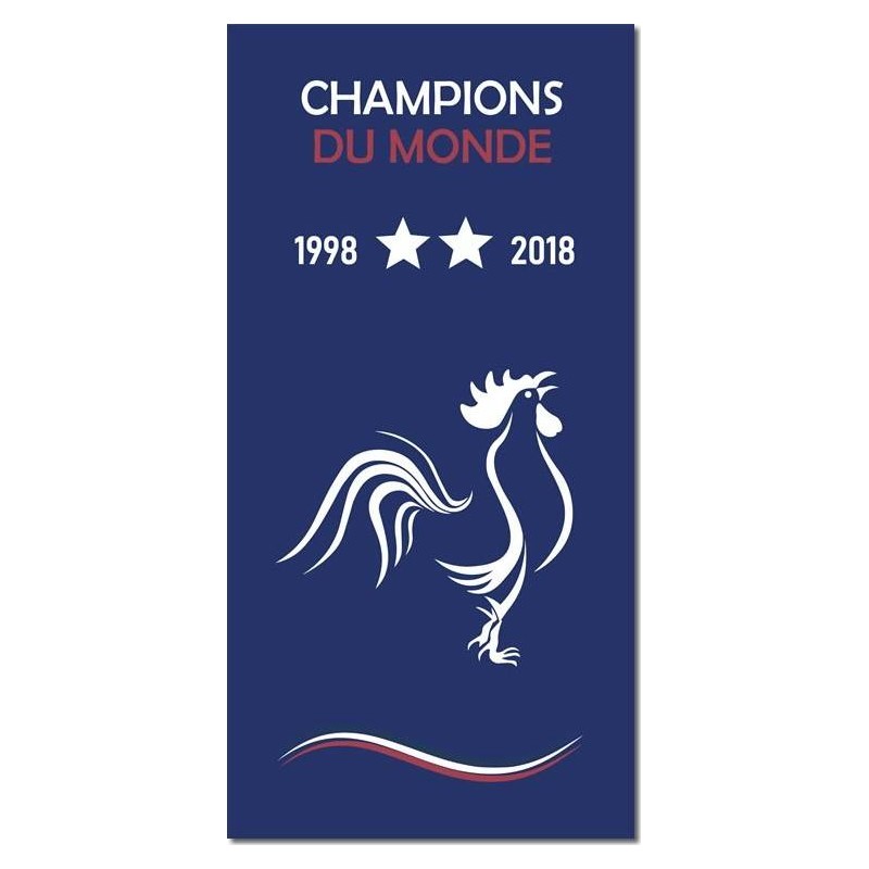 France with 2 star cotton beach towel or bath towel France with 2 star cotton beach towel or bath towel