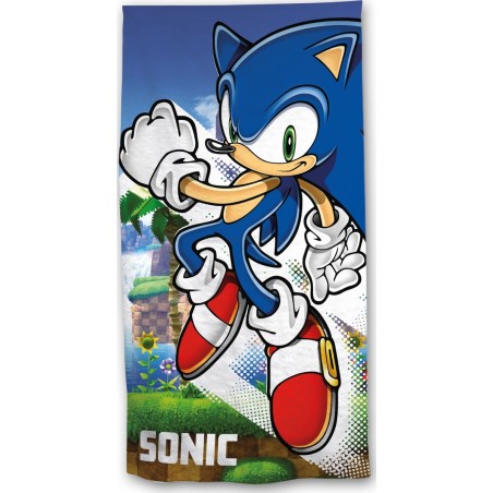Sonic beach towel or bath towel