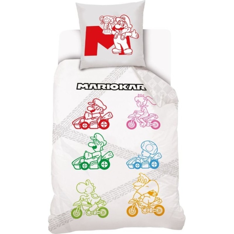 Parure Housse de couette Super Mario En Coton Parure Housse de couette Super Mario En Coton