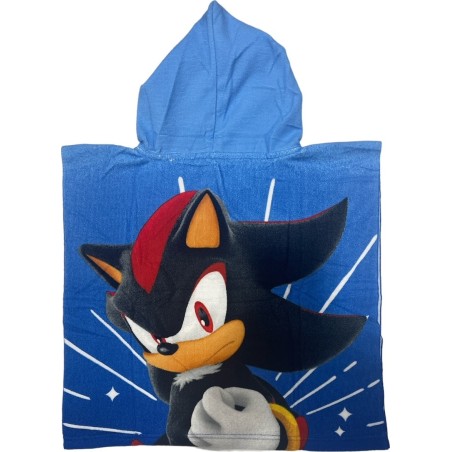 Poncho de bain Sonic à capuche