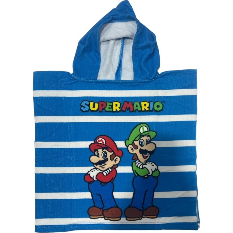 Super Mario Swim Poncho Hoodie Super Mario Swim Poncho Hoodie