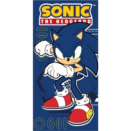 Sonic beach towel or bath towel