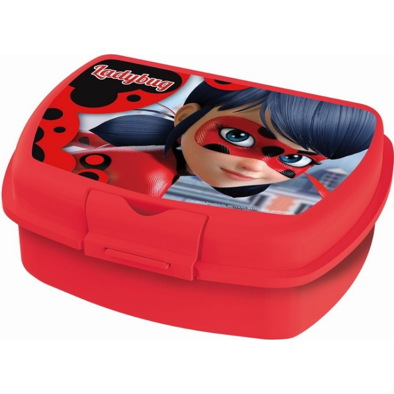 Boîte à goûter Miraculous en Pvc Boîte à goûter Miraculous en Pvc