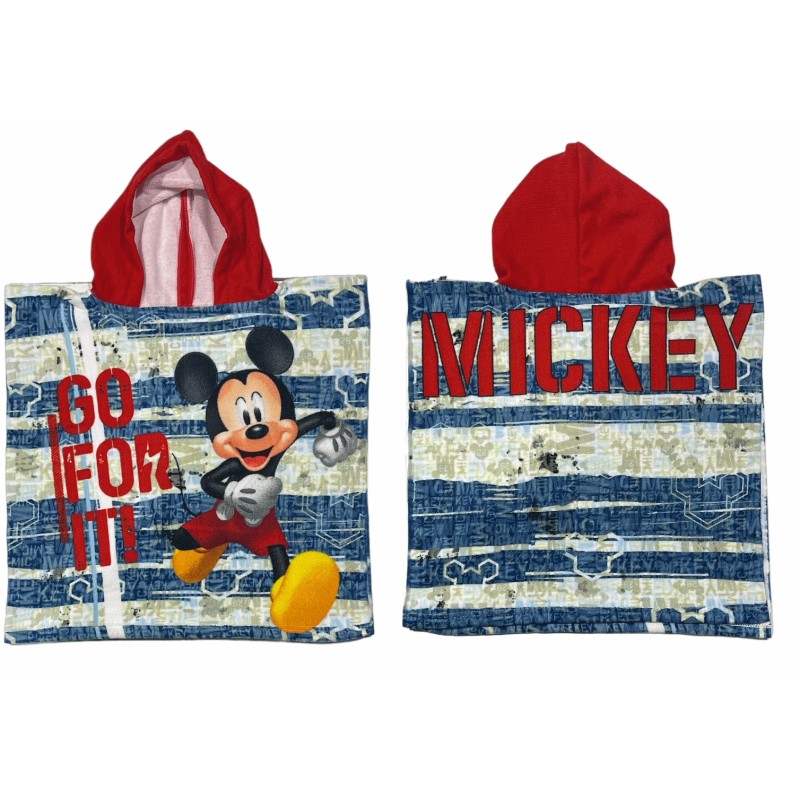 Poncho de bain Mickey Disney  a capuche