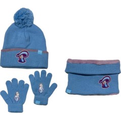 Set 3 Stück Mütze + Snood + Frozen Disney  Handschuhe