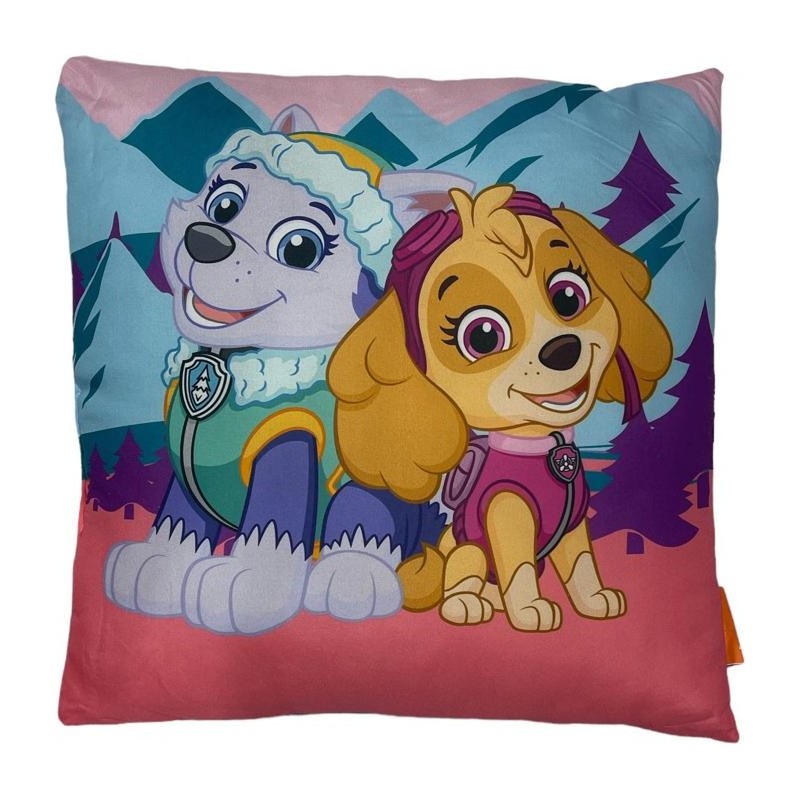 Coussin Paw Patrol 40 cm en rose