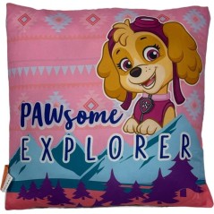 Coussin Paw Patrol 40 cm en rose