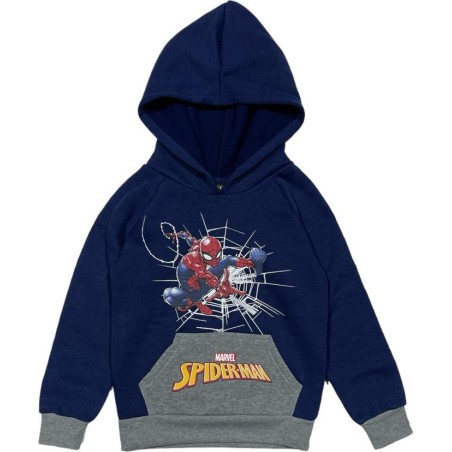 Spiderman hooded sweatshirt with 2 pockets