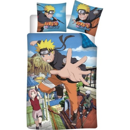 Parure Housse De Couette Naruto En Coton
