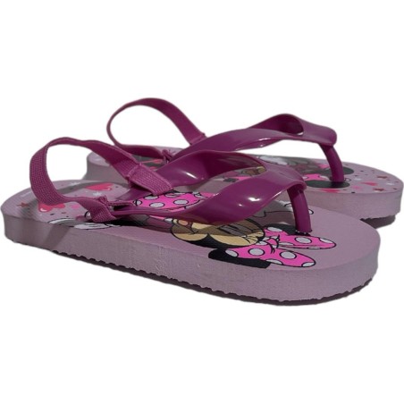 Tongs Minnie Disney avec bride élastiquée