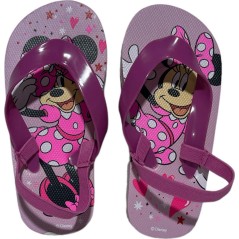 Tongs Minnie Disney avec bride élastiquée