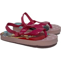 Princesses Disney flip flops with elastic strap