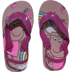 Tongs Peppa Pig avec bride élastiquée
