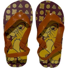Le Roi Lion Disney flip flops with elastic strap