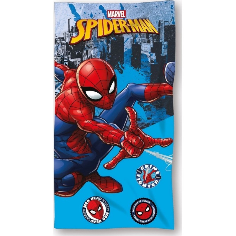Spiderman beach towel or bath towel cotton