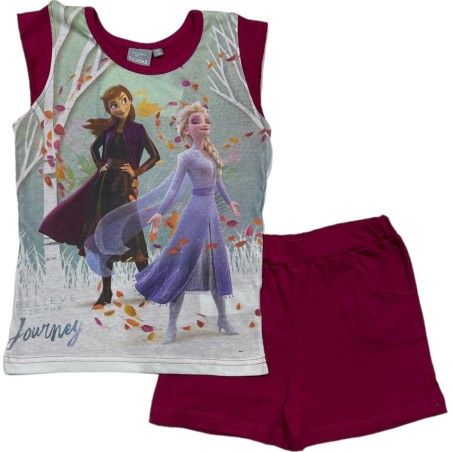 Ensemble Tee-Shirt Short Frozen 2 Disney