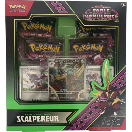 Pokémon EV6.5 Fable Nébuleuse Coffret Collection Illustration Scalpereur