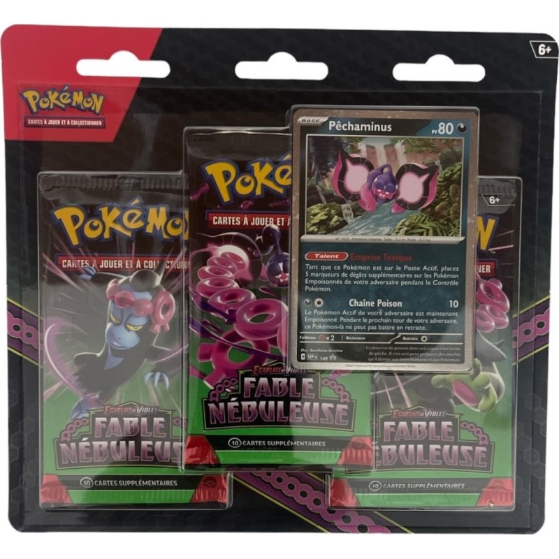 Pack 3 Boosters - Pokemon - Ev06.5 Fable Nébuleuse