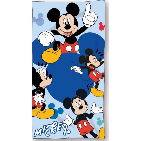 Drap de Plage Mickey disney en bleu
