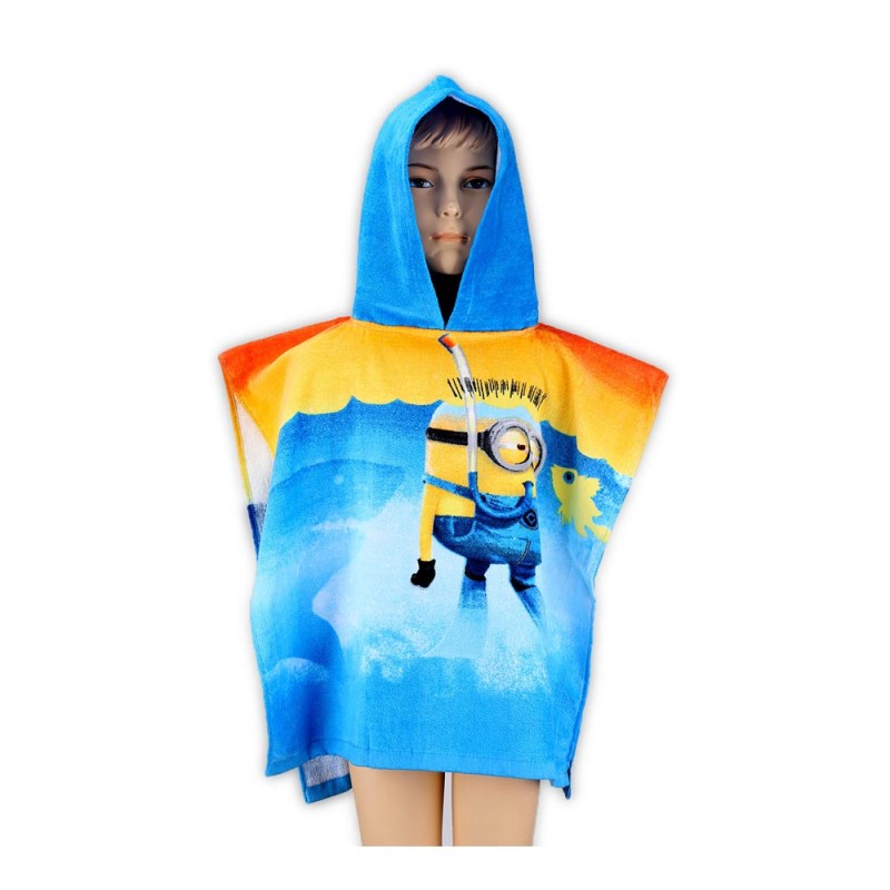 poncho Minions en coton poncho Minions en coton