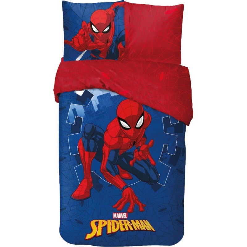 Spider-Man Bettwäscheset Aus Baumwolle
