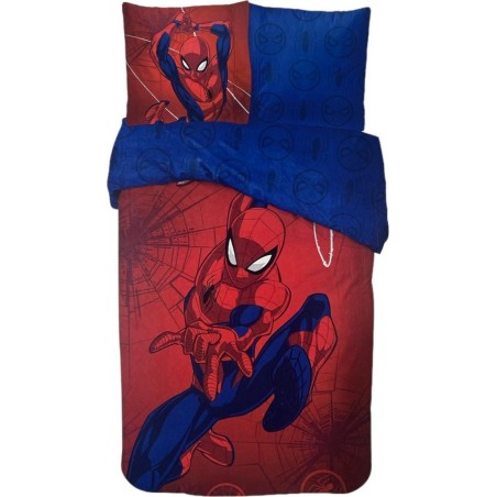 Parure housse de couette Spiderman En coton