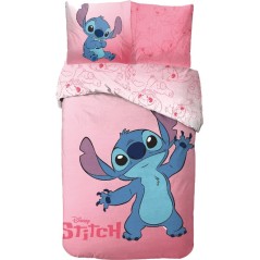 Parure housse de couette Stitch Disney En coton
