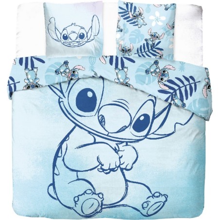 Stitch duvet cover set in cotton