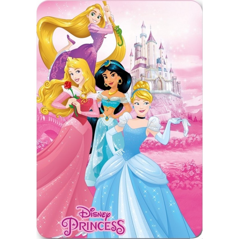 Plaid Polaire Princesse Disney