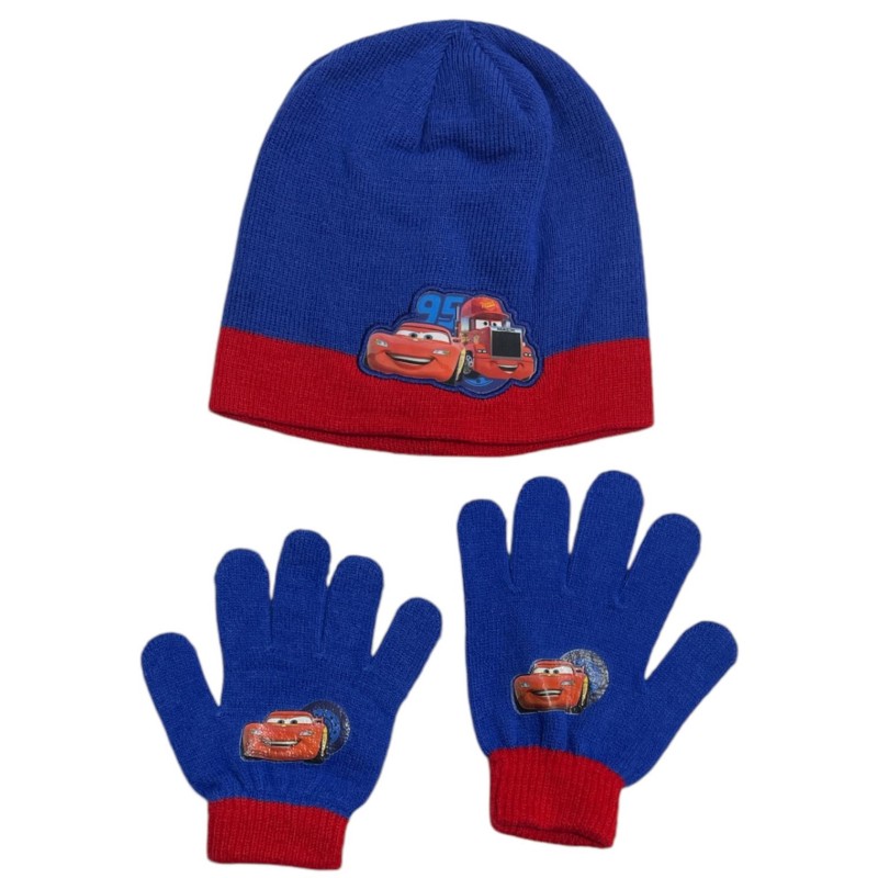 Set 2 Stück Cars Mütze und Handschuhe Cars