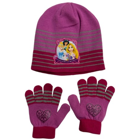 Ensemble Bonnet Gants Princesses Disney