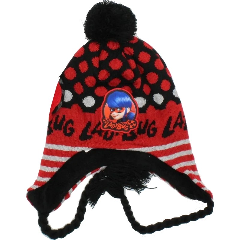 Chapeau péruvien Miraculous - Lady Bugs Chapeau péruvien Miraculous - Lady Bugs