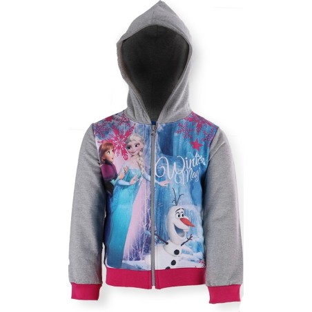 Sweat zippé à Capuche La Reine des Neiges Winter Magic pas cher
