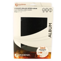 Album 9 pochettes - Zip Album Deluxe Black