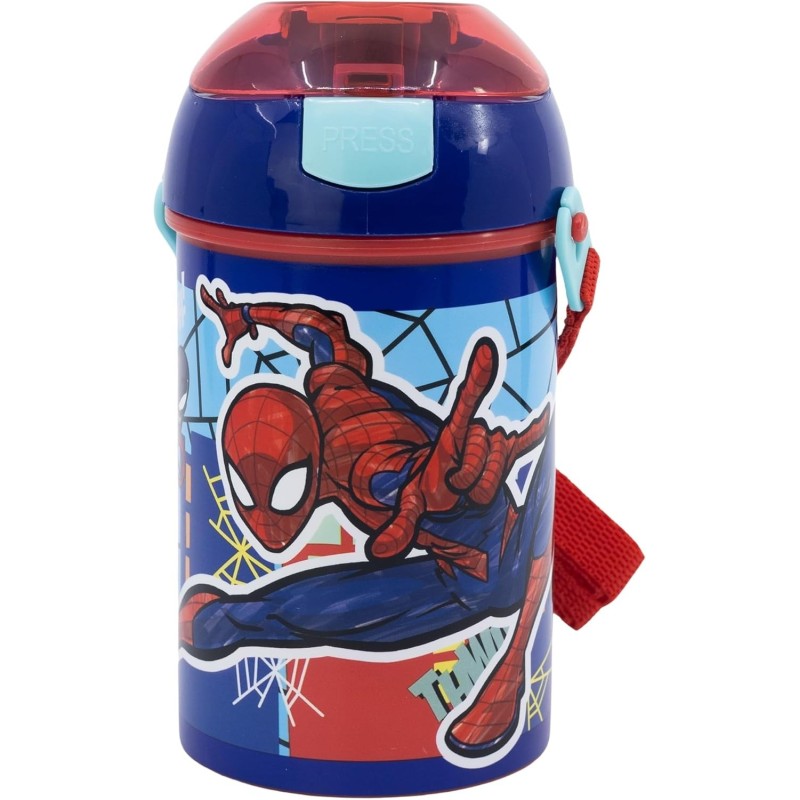 Spider-man automatic bottle Marvel 450 ML Spider-man automatic bottle Marvel 450 ML