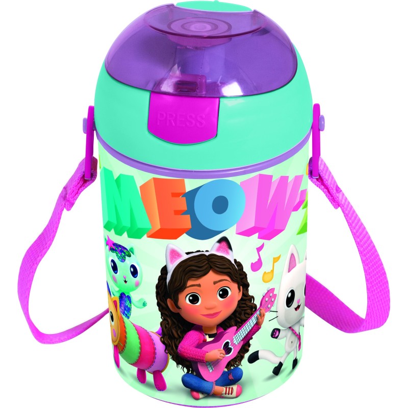 Gabby's dollhouse automatic bottle 450 ML Gabby's dollhouse automatic bottle 450 ML