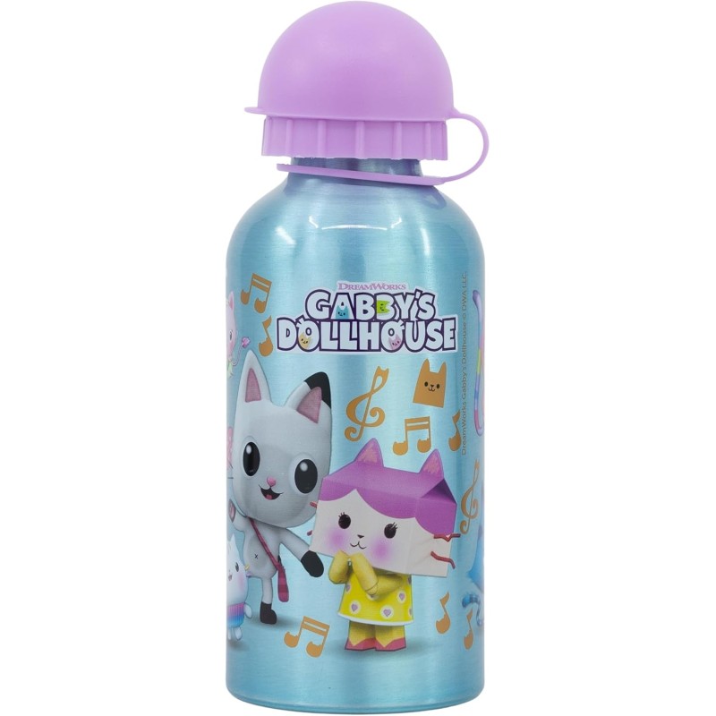 Aluminum Bottle Gabby's Dollhouse 400 ML Aluminum Bottle Gabby's Dollhouse 400 ML
