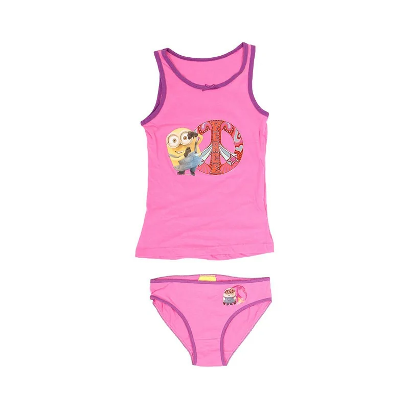 Ensemble Débardeur / Short Minions Peace Fille Ensemble Débardeur / Short Minions Peace Fille