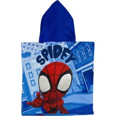 Spiderman hooded bath poncho