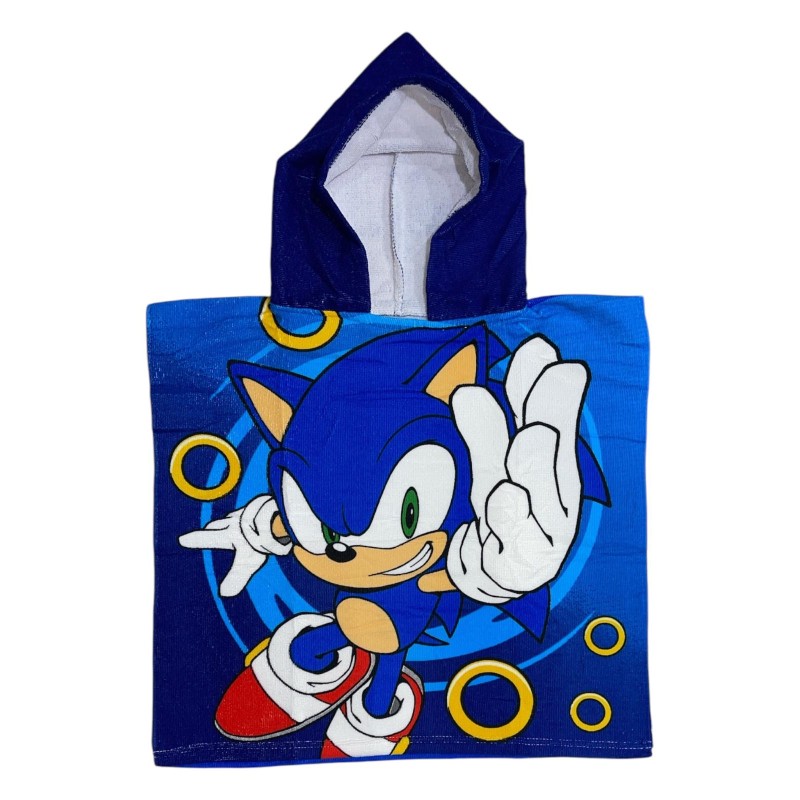 Poncho de bain Sonic  à capuche