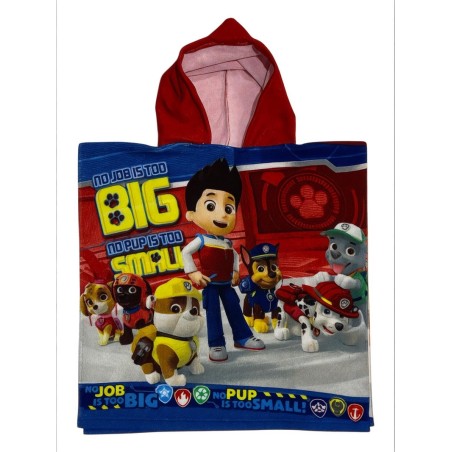 Poncho de bain Paw Patrol  a capuche