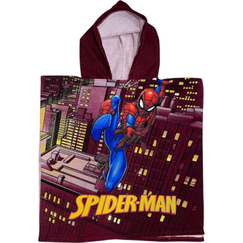 Poncho de bain Spiderman
