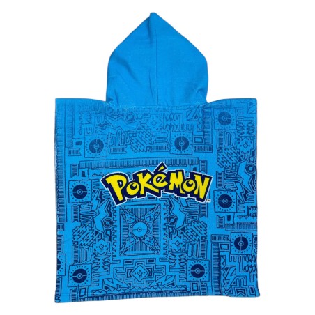 Poncho de bain Pokémon a capuche